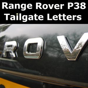 Range Rover P38 Chrome Tailgate Lettering ( Curved ) Preview